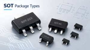 SOT package types including SOT-23, SOT-89 and SOT-223 semiconductor packages