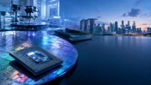 Semiconductor companies in Singapore and global semiconductor supply chain with chip manufacturing technology